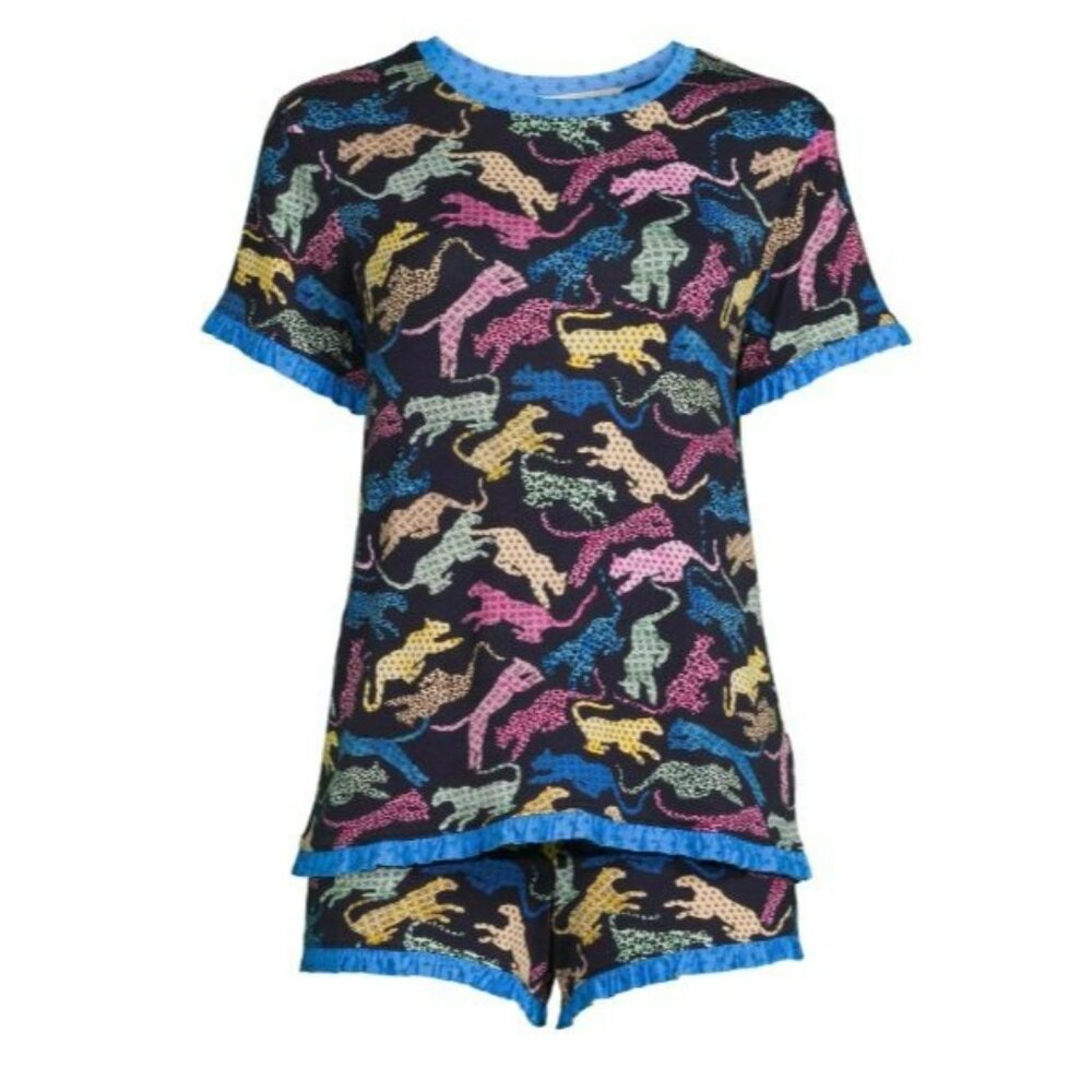 NWT Secret Treasures Womens Medium 2-Piece Knit Shorty Pajama Set Cozy Sleepwear
